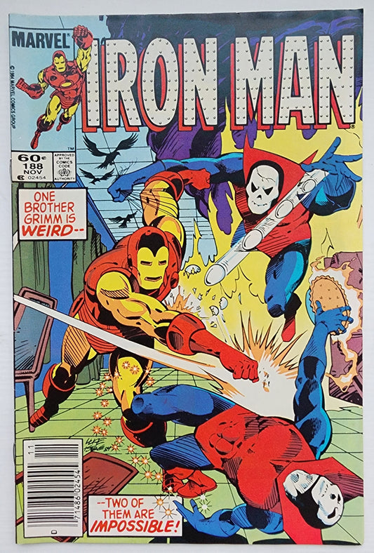 IRON MAN #188 NEWSSTAND 1984 Iron Man MARVEL COMICS