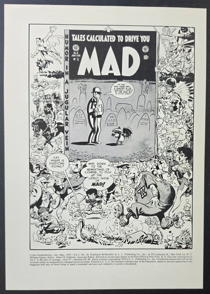 CRIME SUSPENSTORIES #16 PRINT EC Comics EC Comics