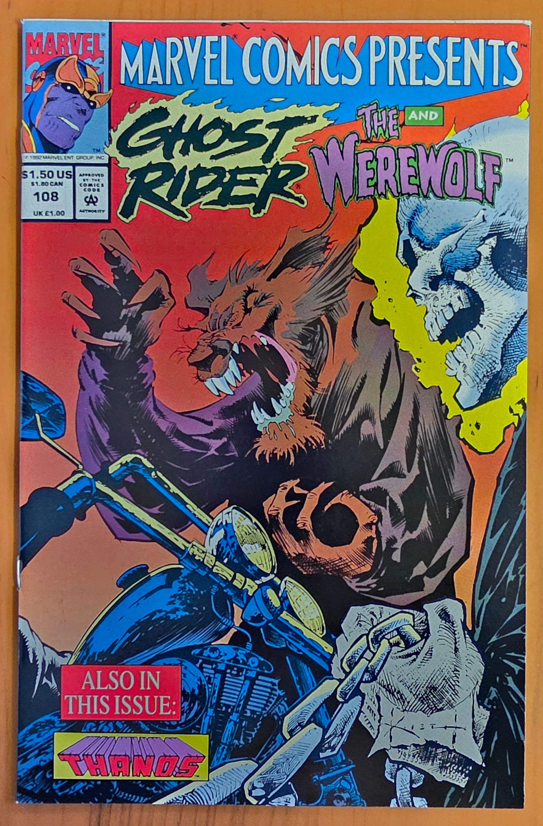 MARVEL COMICS PRESENTS #108 1992 SAM KIETH [J02] Marvel Comics Presents MARVEL COMICS