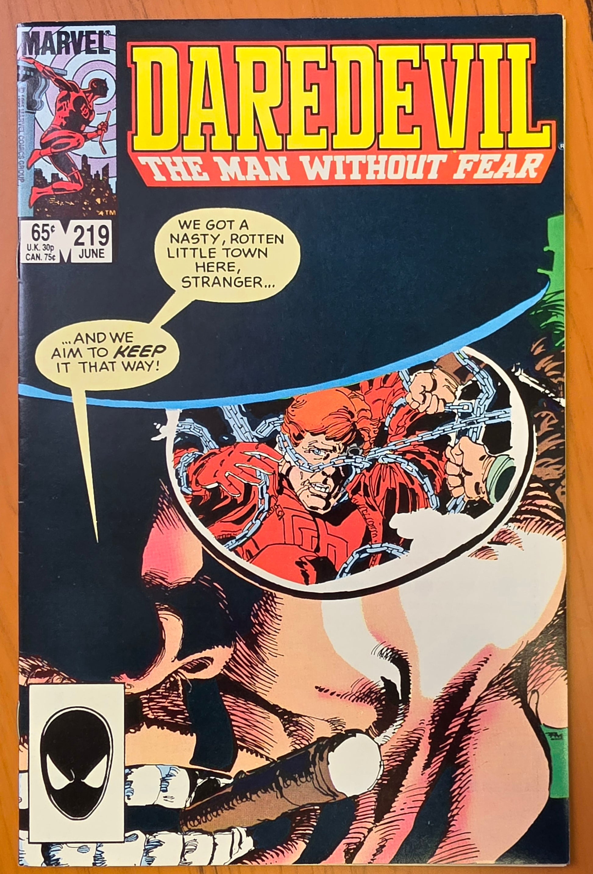 DAREDEVIL #219 1985 [J02] Daredevil MARVEL COMICS
