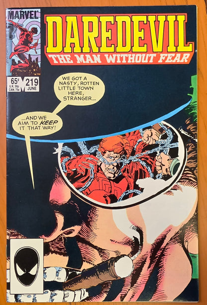 DAREDEVIL #219 1985 [J02] Daredevil MARVEL COMICS