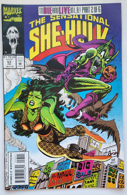 SENSATIONAL SHE-HULK #53 1993 She-Hulk MARVEL COMICS