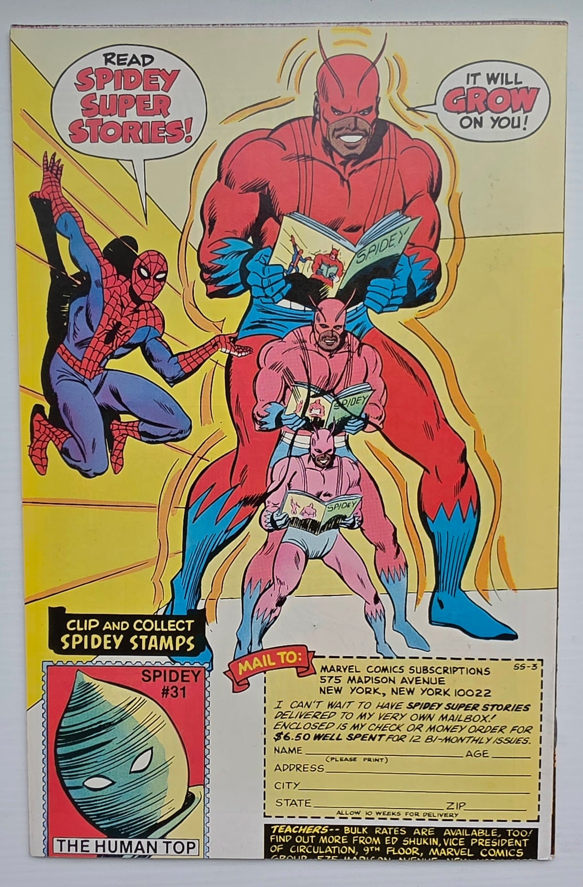 Spidey Super Stories #47 1980 Newsstand Amazing Spider-Man MARVEL COMICS