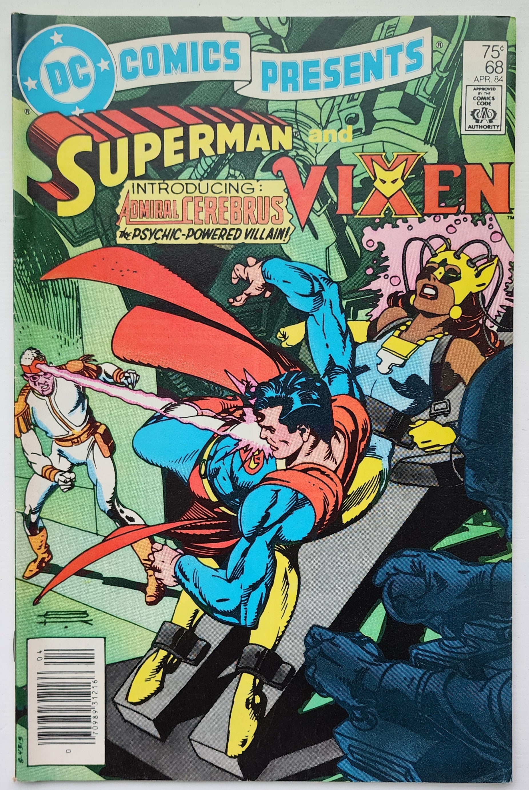 DC COMICS PRESENTS #68 SUPERMAN VIXEN 1984 NEWSSTAND DC Comics Presents DC Comics