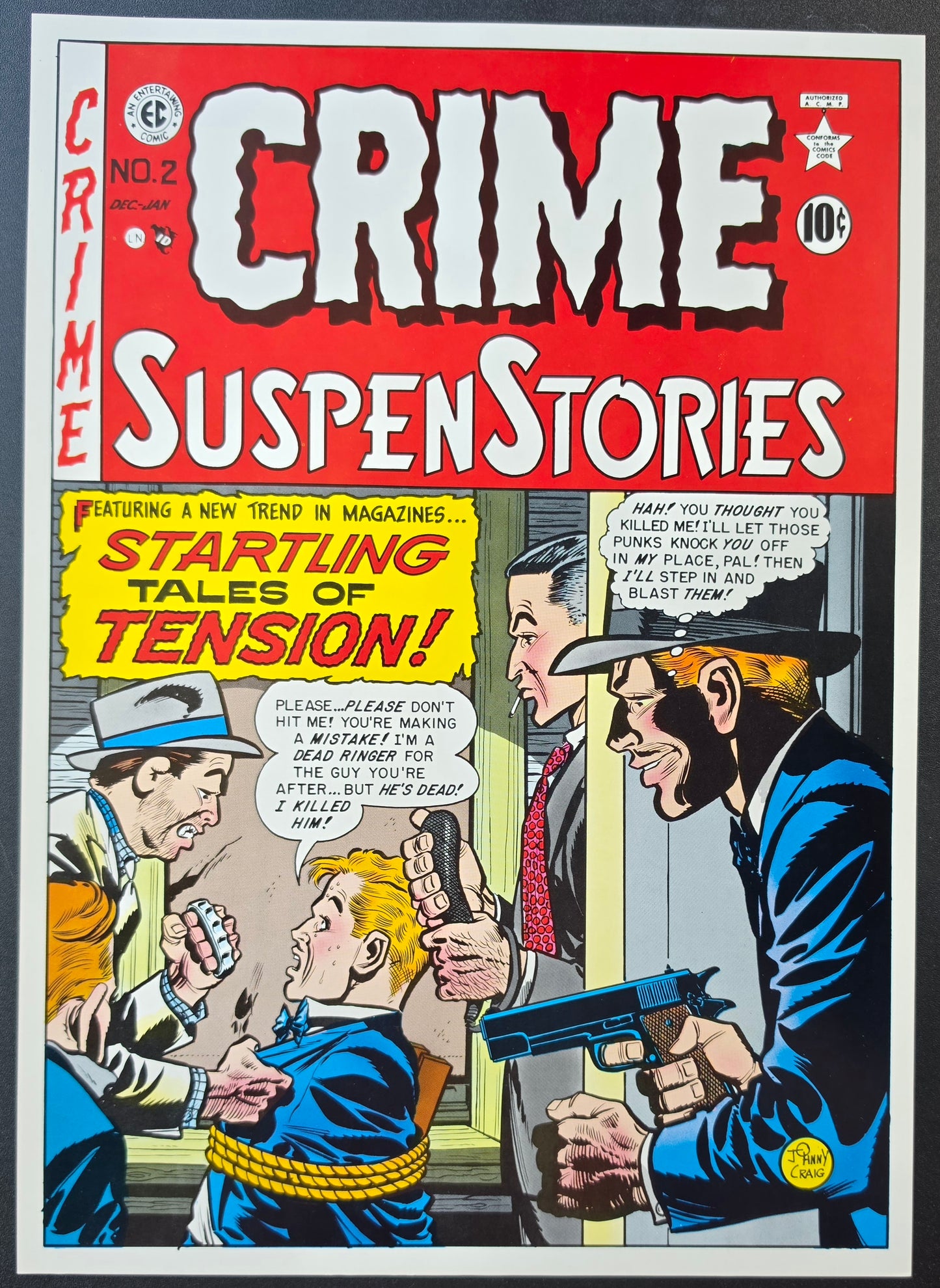 CRIME SUSPENSTORIES #2 PRINT EC Comics EC Comics