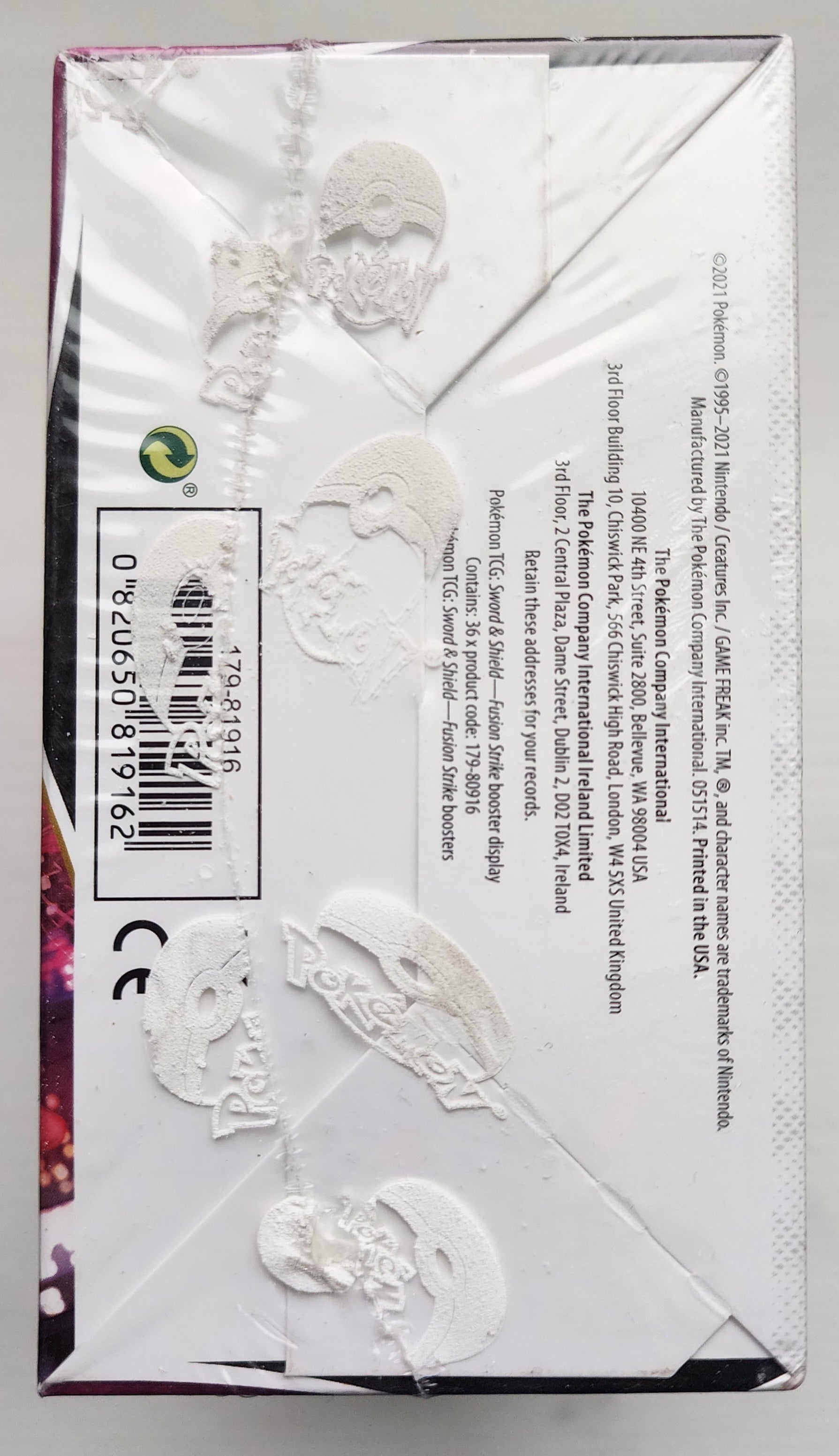 POKEMON TCG SWORD & SHIELD FUSION STRIKE BOOSTER FACTORY SEALED BOX 2022 CARDS POKEMON