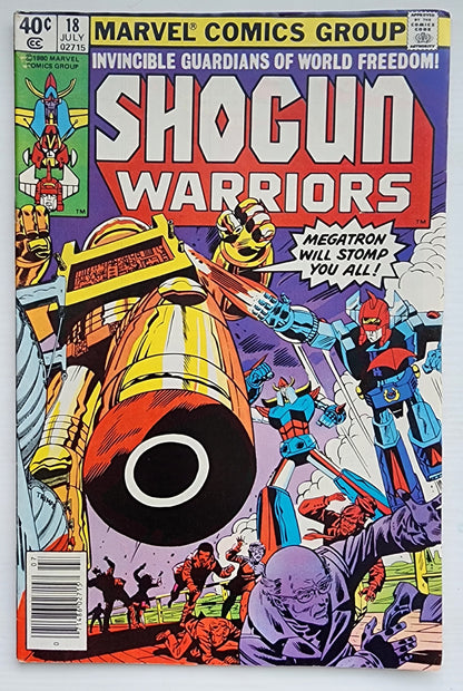 SHOGUN WARRIORS #18 NEWSSTAND 1979 Shogun Warriors MARVEL COMICS