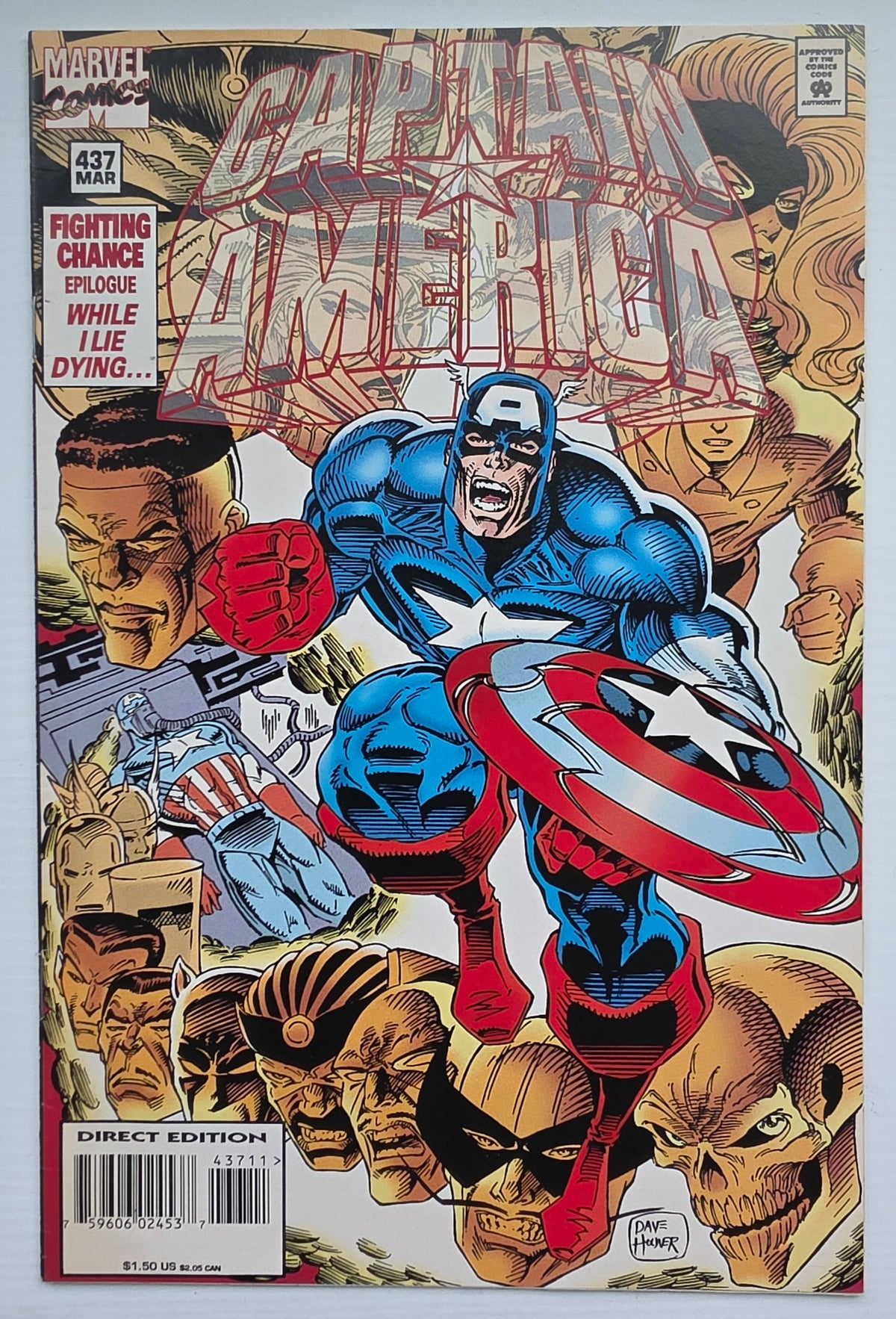 Captain America #437 1994 Captain America MARVEL COMICS