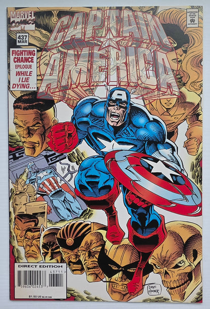 Captain America #437 1994 Captain America MARVEL COMICS