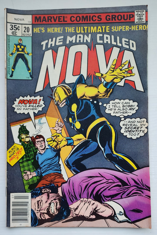 NOVA #20 NEWSSTAND 1978 Nova MARVEL COMICS