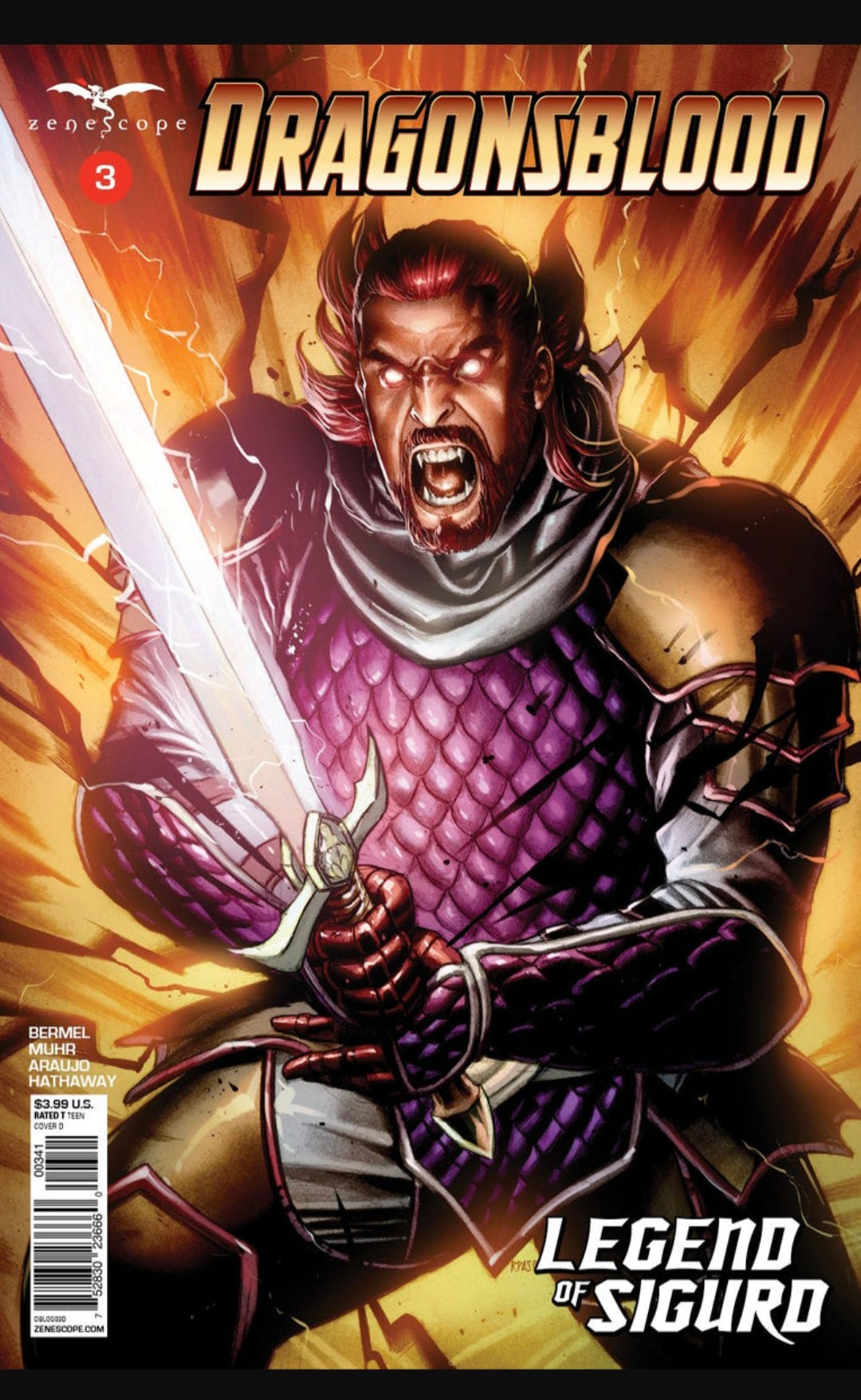 DRAGONSBLOOD #3 (OF 4) CVR D PASIBE 2019 comic ZENESCOPE ENTERTAINMENT INC
