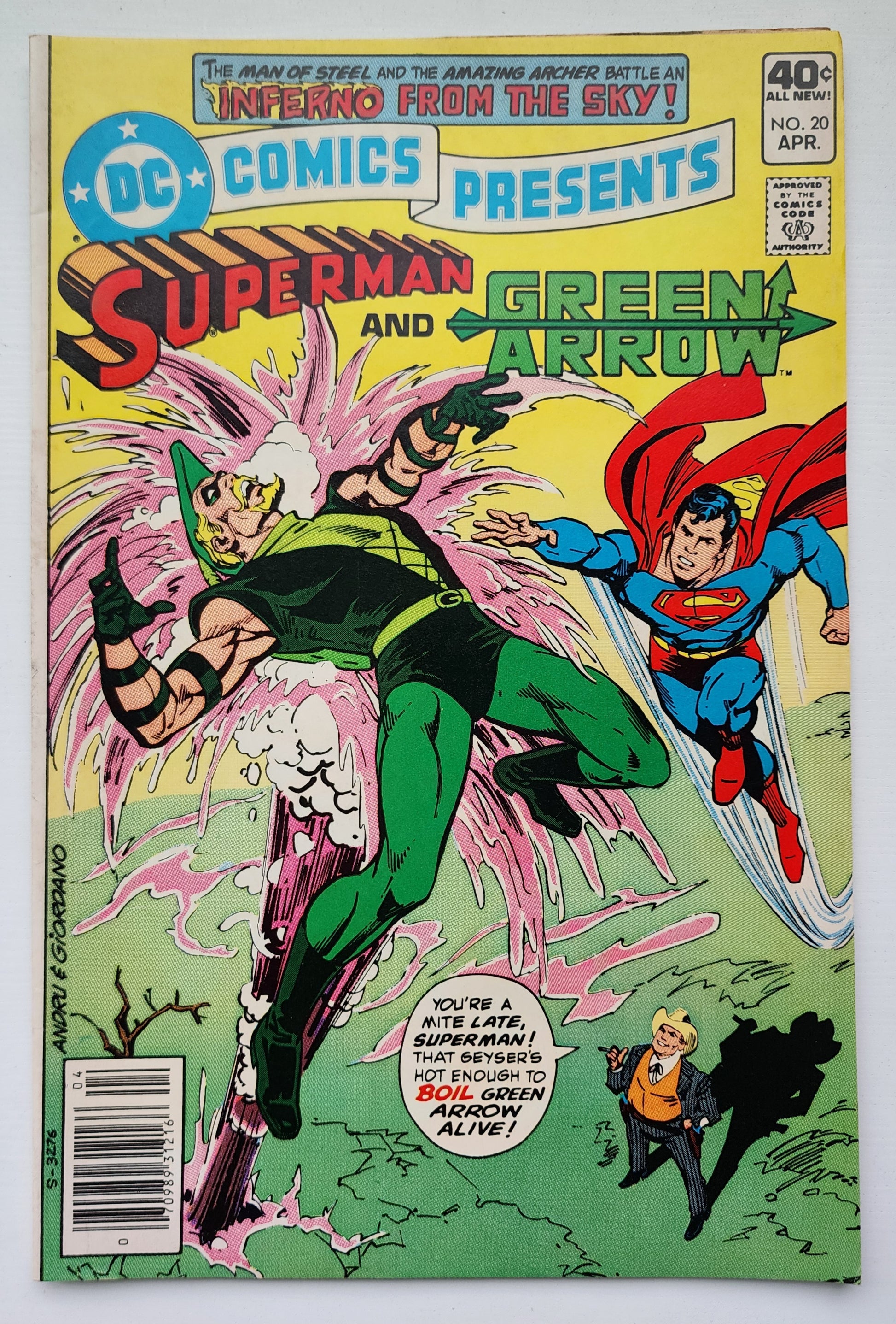 DC COMICS PRESENTS #20 SUPERMAN GREEN ARROW 1980 NEWSSTAND DC Comics Presents DC Comics