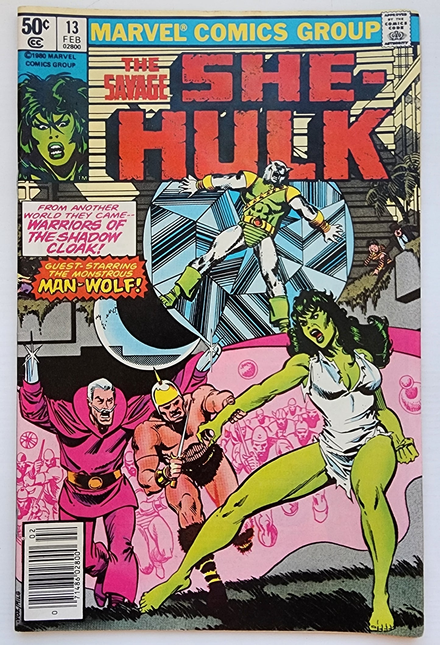 SAVAGE SHE-HULK #13 NEWSSTAND 1981 She-Hulk MARVEL COMICS