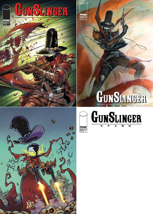 01/14/2026 GUNSLINGER SPAWN #50 SET OF 4 COVERS IMAGE COMICS