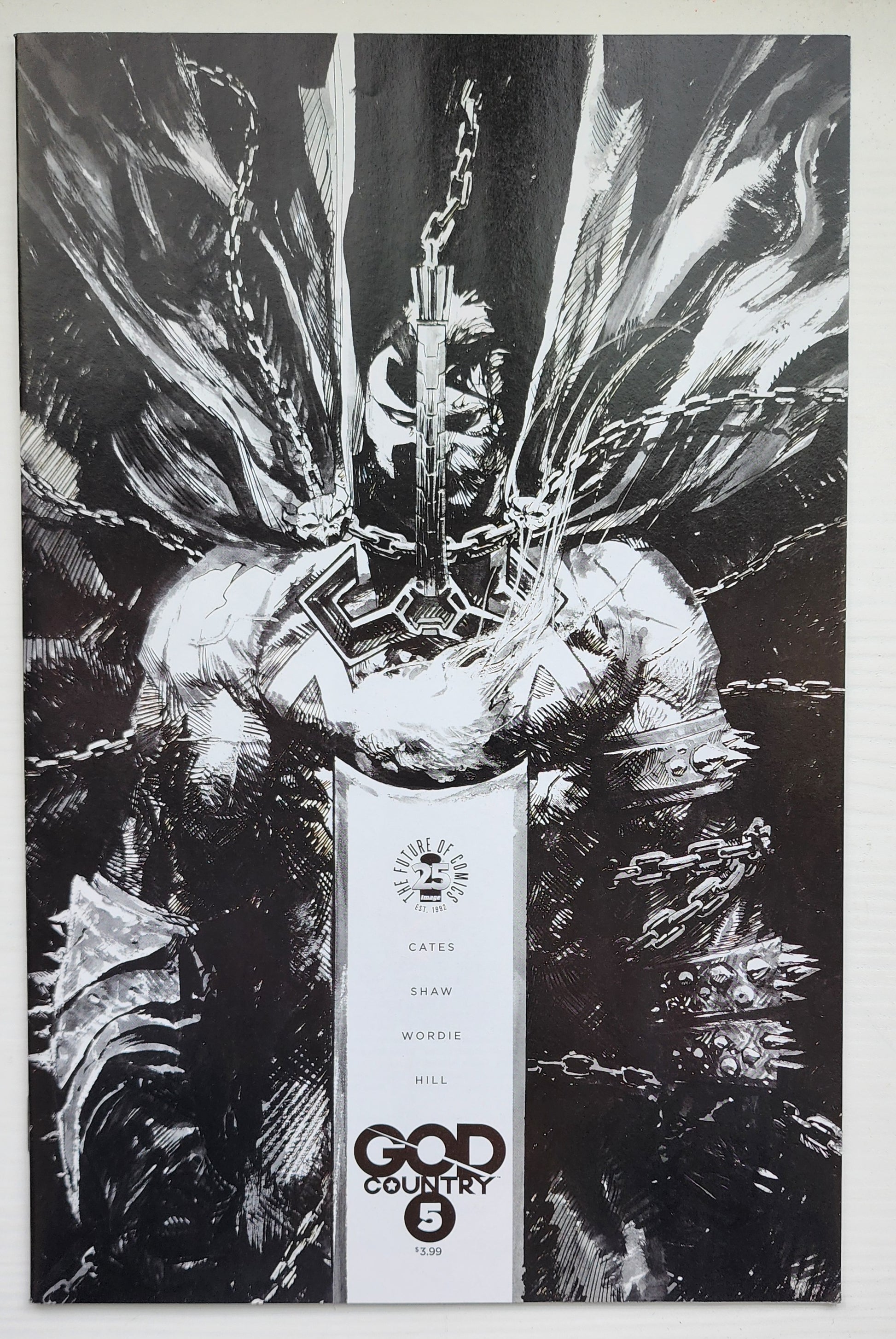 GOD COUNTRY #5 ZAFFINO SPAWN B&W VARIANT 2017 [P01] Spawn IMAGE COMICS