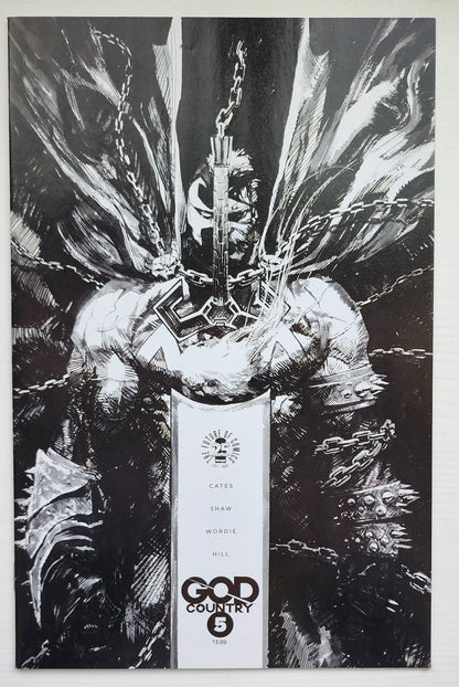 GOD COUNTRY #5 ZAFFINO SPAWN B&W VARIANT 2017 [P01] Spawn IMAGE COMICS
