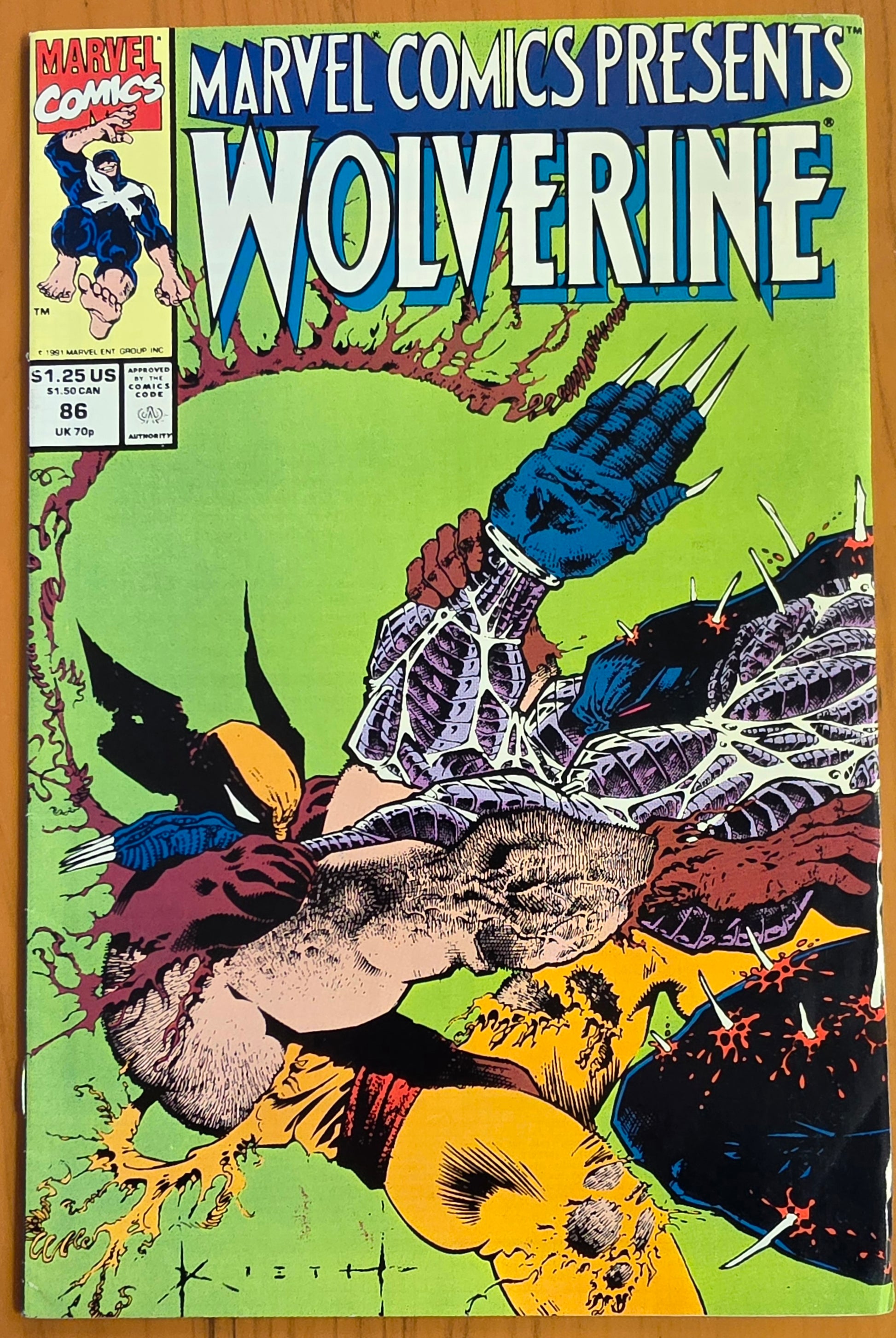 MARVEL COMICS PRESENTS #86 1991 SAM KIETH Marvel Comics Presents MARVEL COMICS