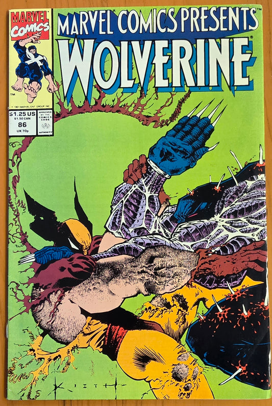 MARVEL COMICS PRESENTS #86 1991 SAM KIETH Marvel Comics Presents MARVEL COMICS