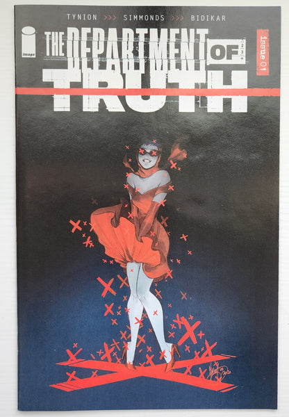 DEPARTMENT OF TRUTH #1 MIRKA ANDOLFO 1:50 VARIANT 2020 [P01] Department of Truth IMAGE COMICS