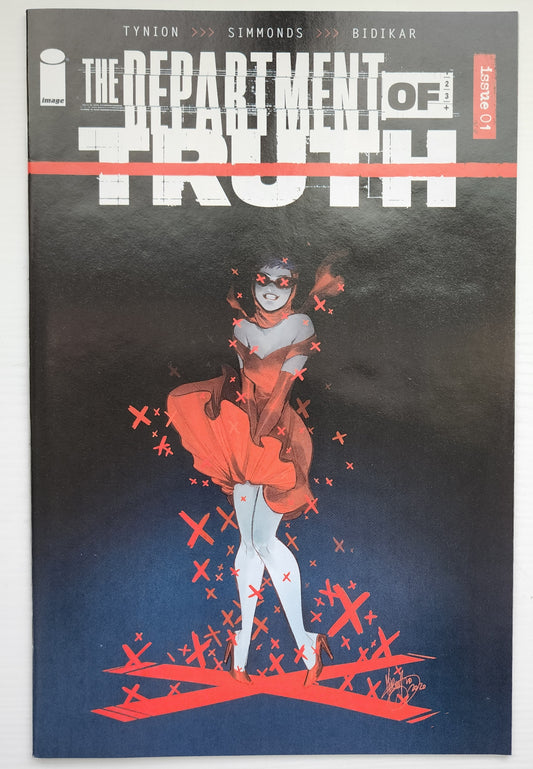 DEPARTMENT OF TRUTH #1 MIRKA ANDOLFO 1:50 VARIANT 2020 [P01] Department of Truth IMAGE COMICS