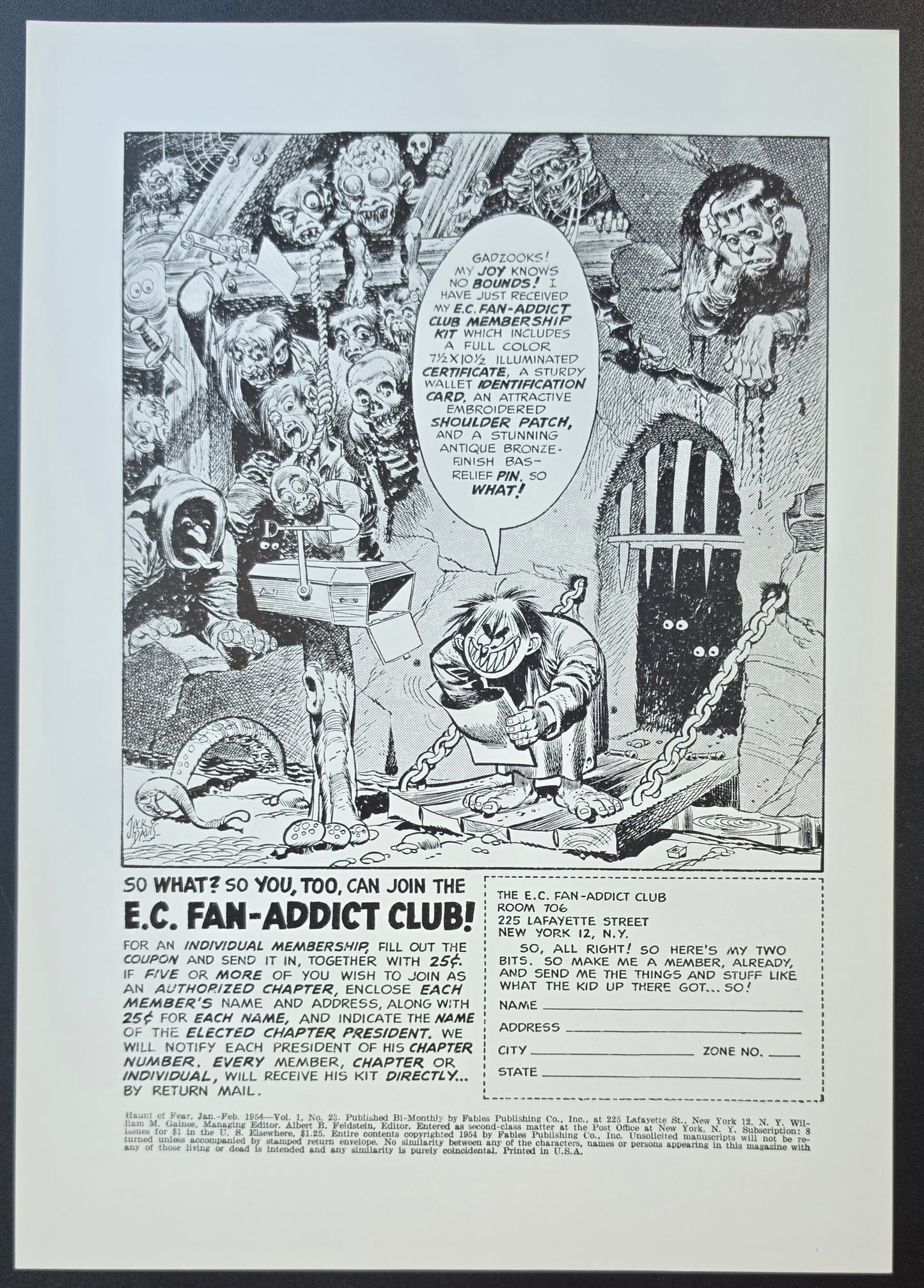 HAUNT OF FEAR #23 PRINT EC Comics EC Comics