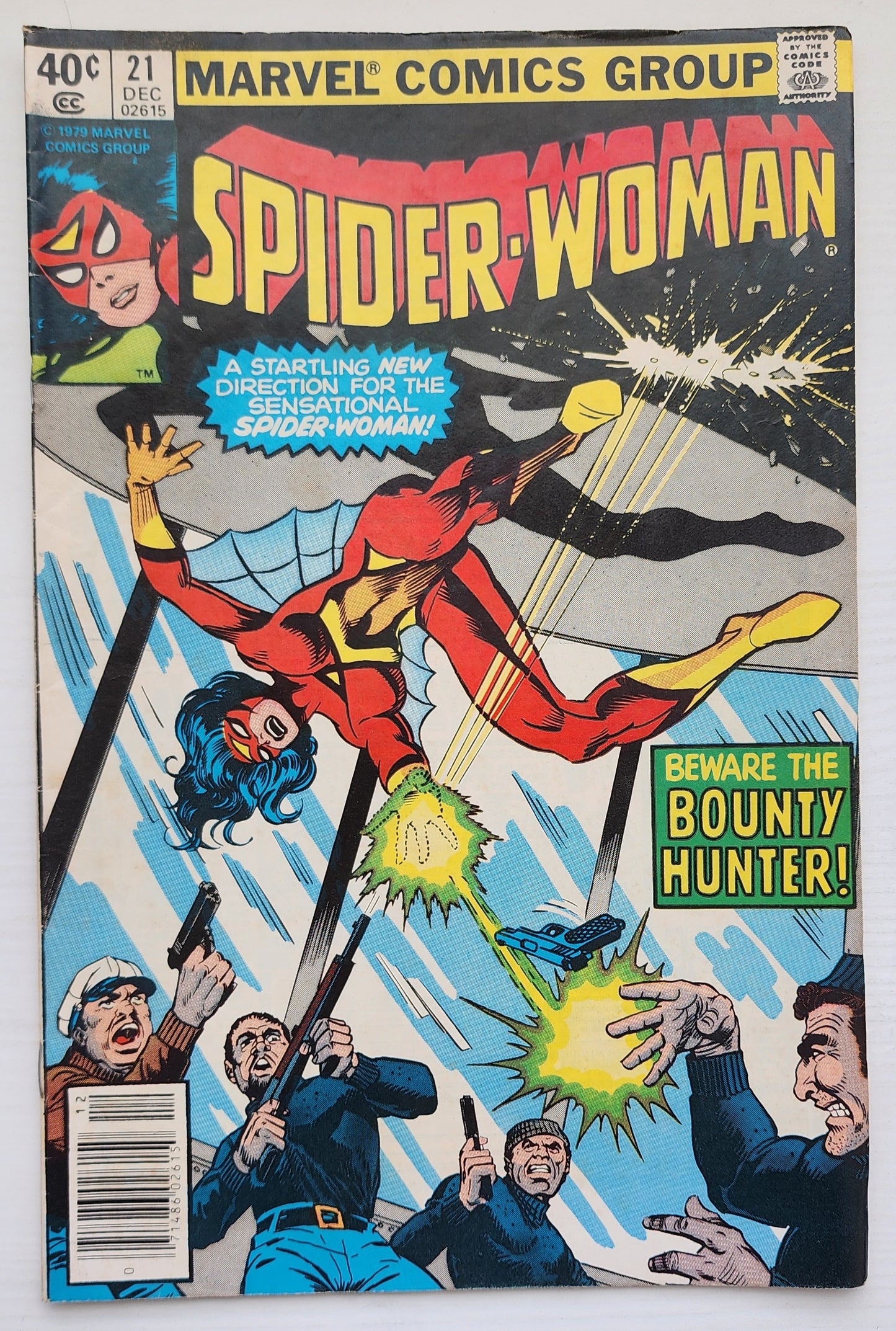 SPIDER-WOMAN #21 NEWSSTAND 1979 Spider-Woman MARVEL COMICS