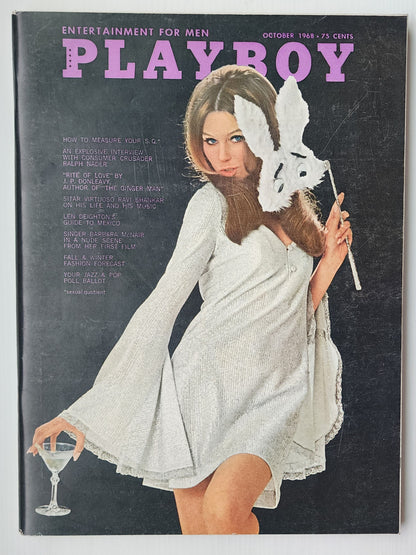 PLAYBOY MAGAZINE OCTOBER 1968 Playboy PLAYBOY