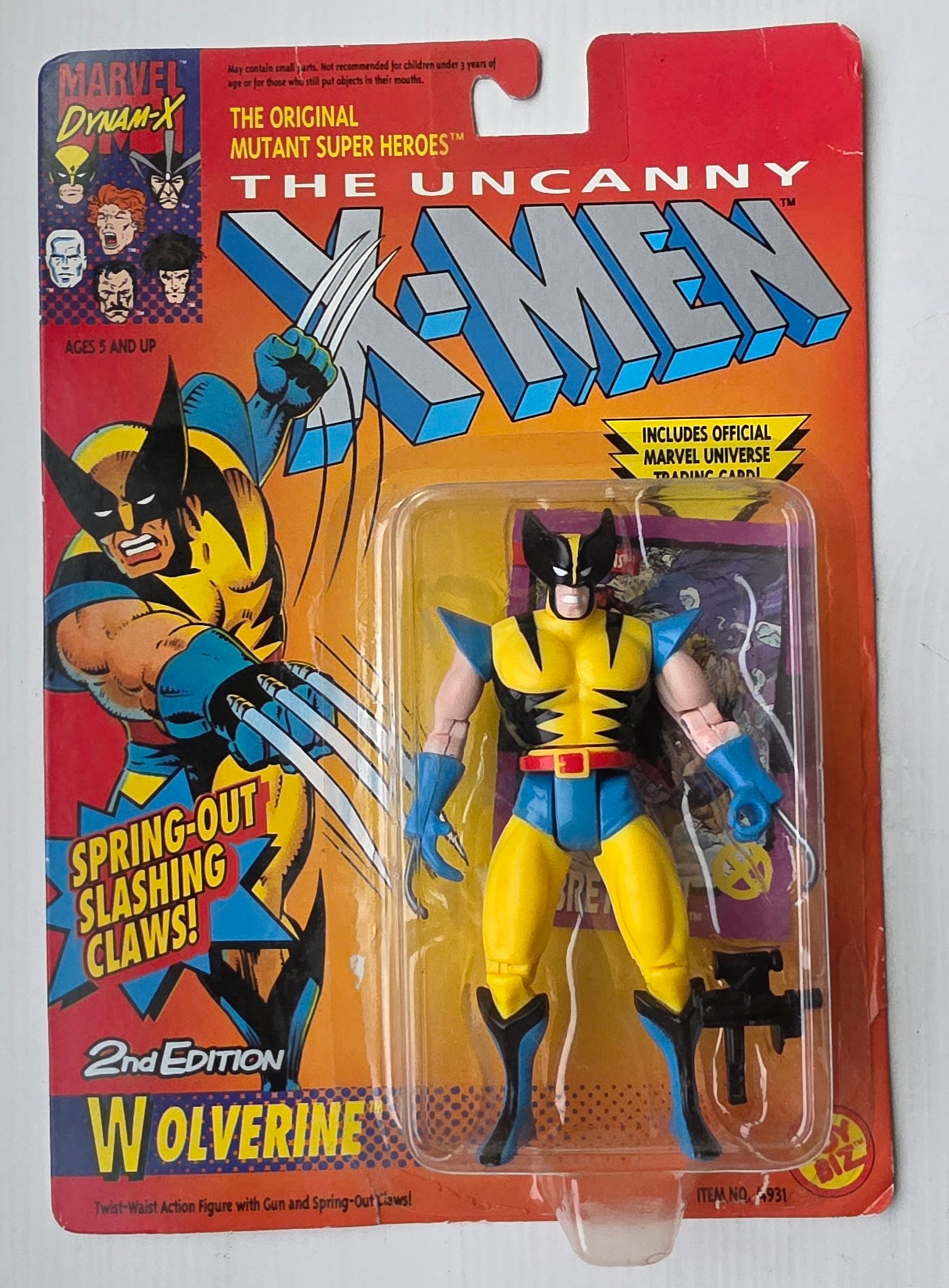 TOY BIZ WOLVERINE 2ND EDITION X-Men Toy Biz