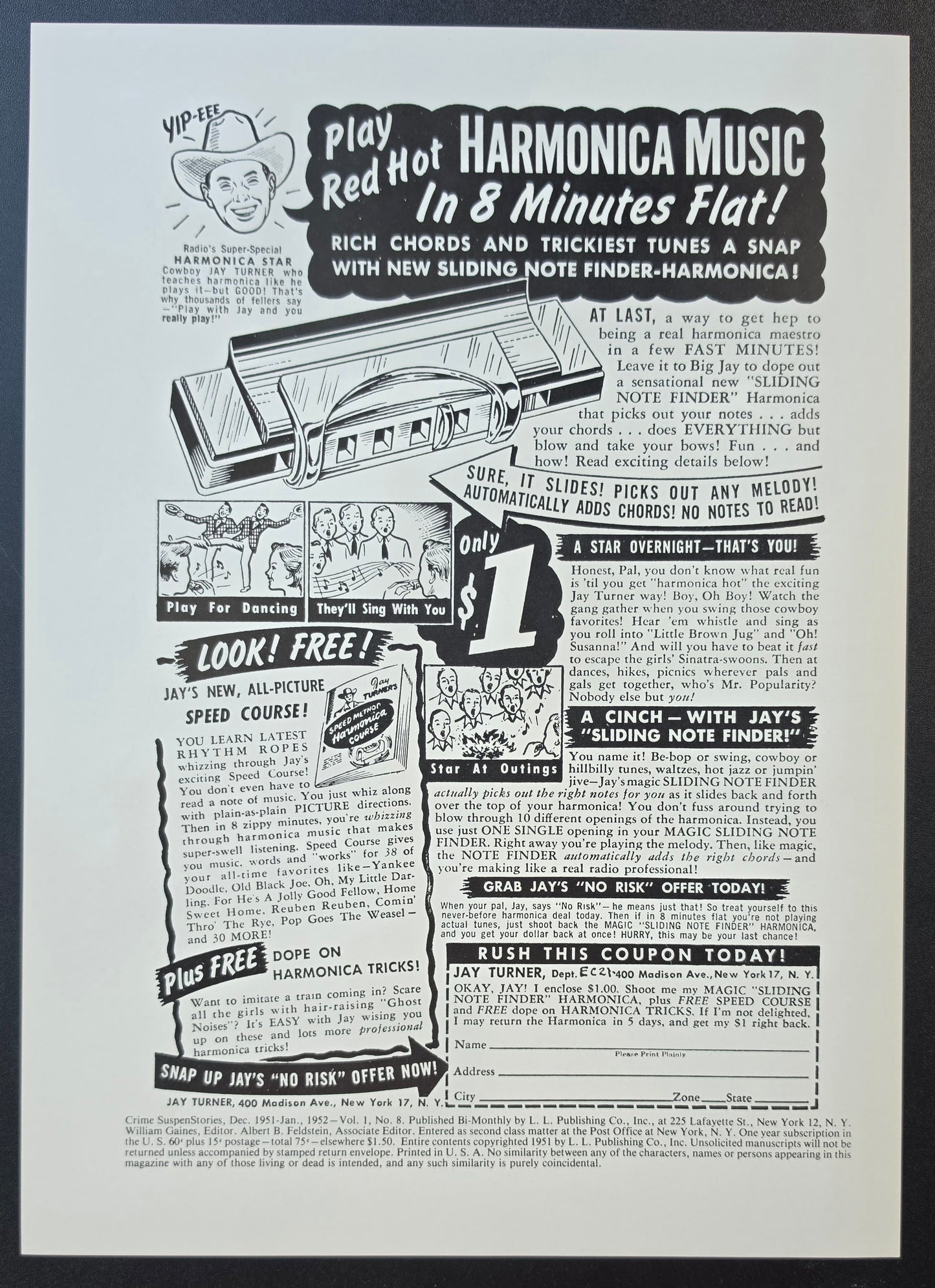 CRIME SUSPENSTORIES #8 PRINT EC Comics EC Comics