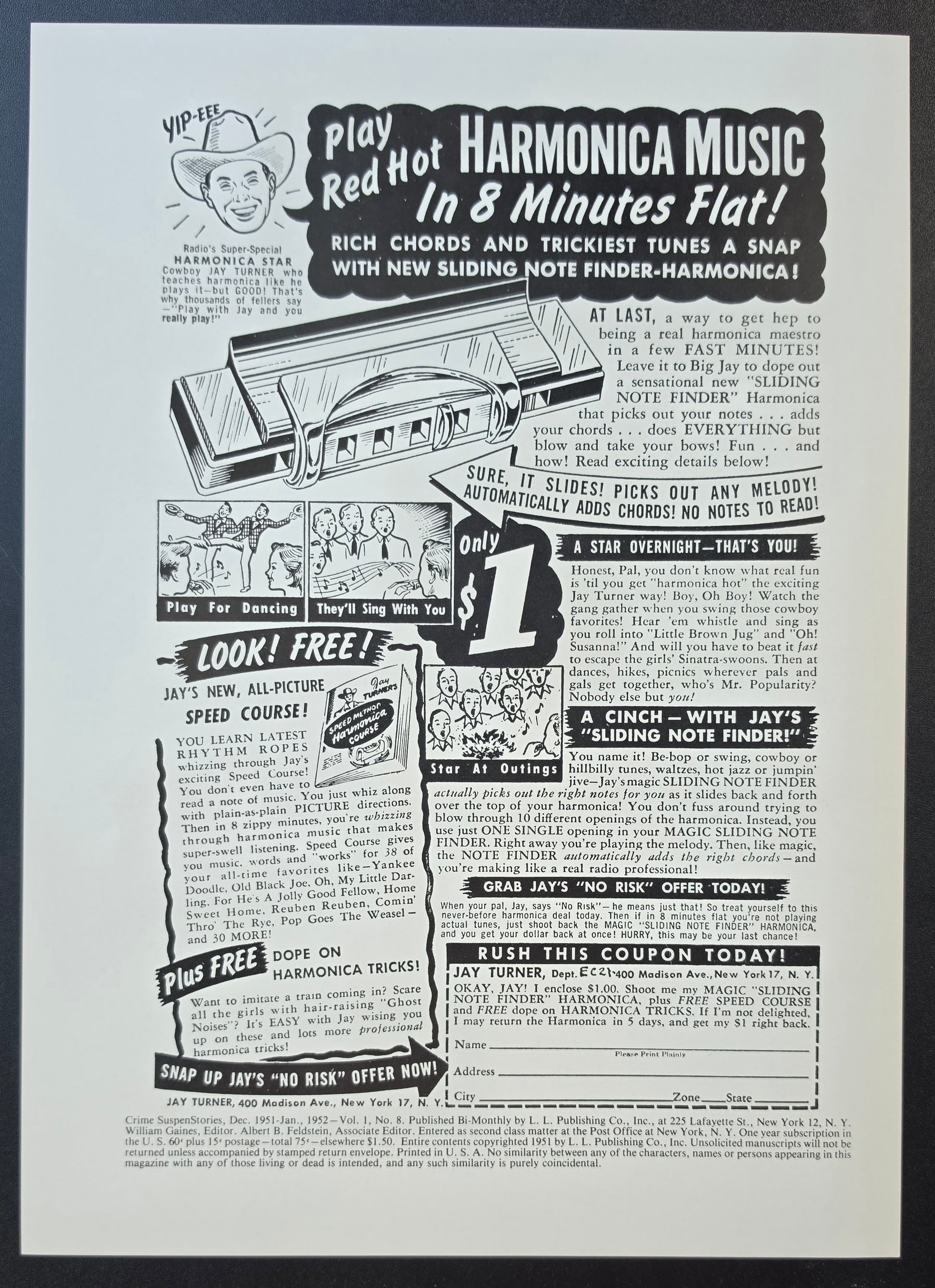 CRIME SUSPENSTORIES #8 PRINT EC Comics EC Comics