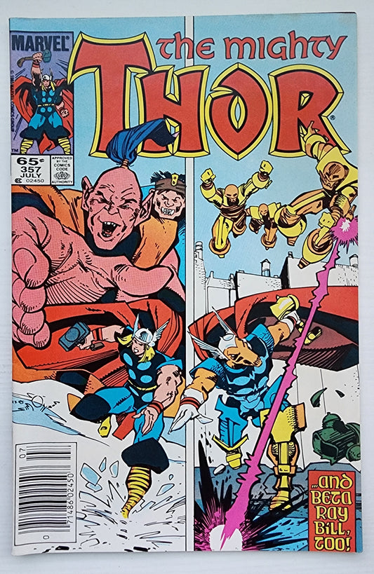 THOR #357 NEWSSTAND 1985 Thor MARVEL COMICS
