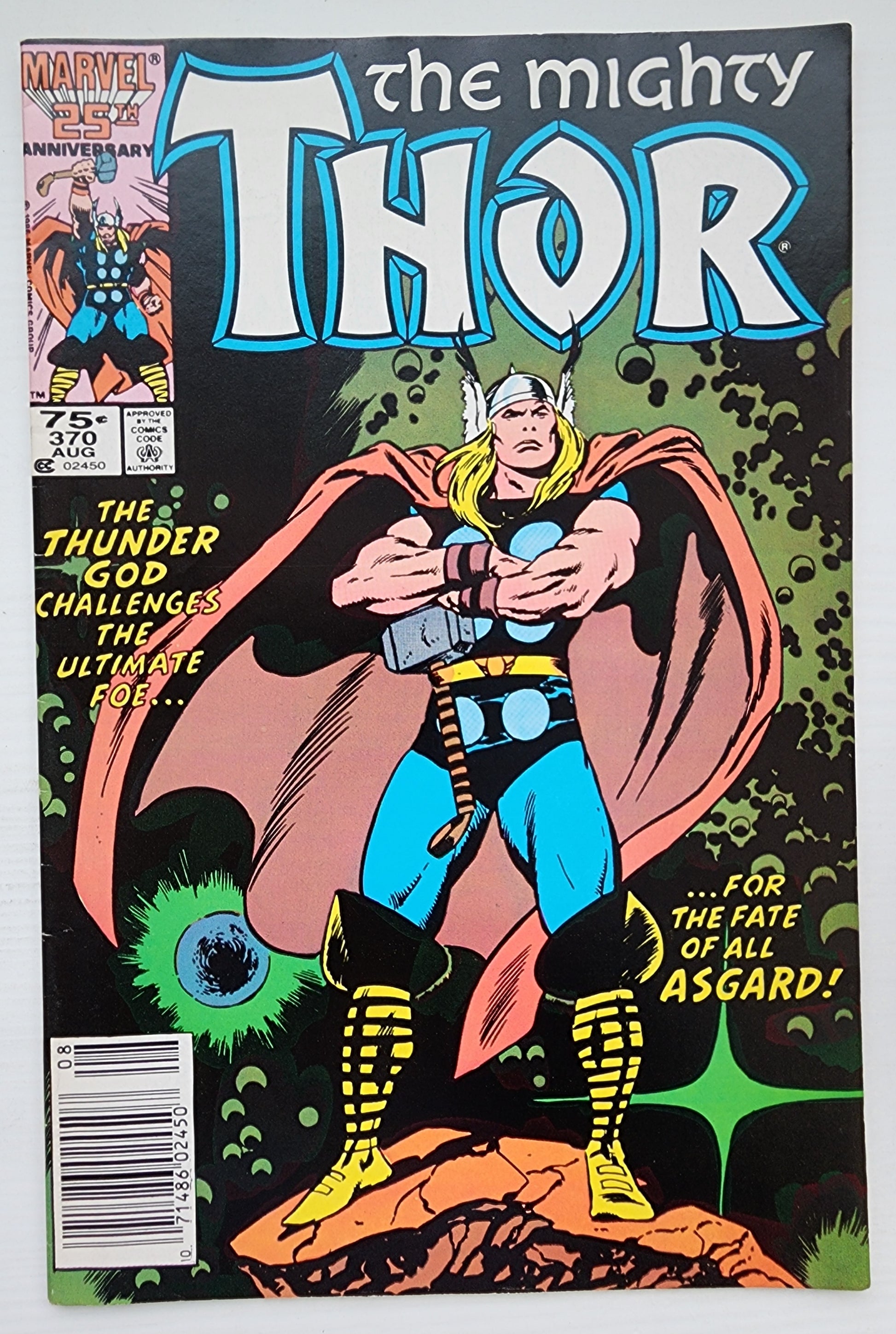 THOR #370 NEWSSTAND 1986 Thor MARVEL COMICS