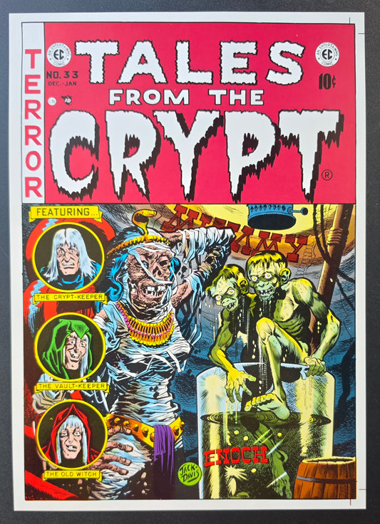 EC COMICS TALES FROM THE CRYPT #33 1979 POSTER PRINT 13"x9" EC Comics EC Comics