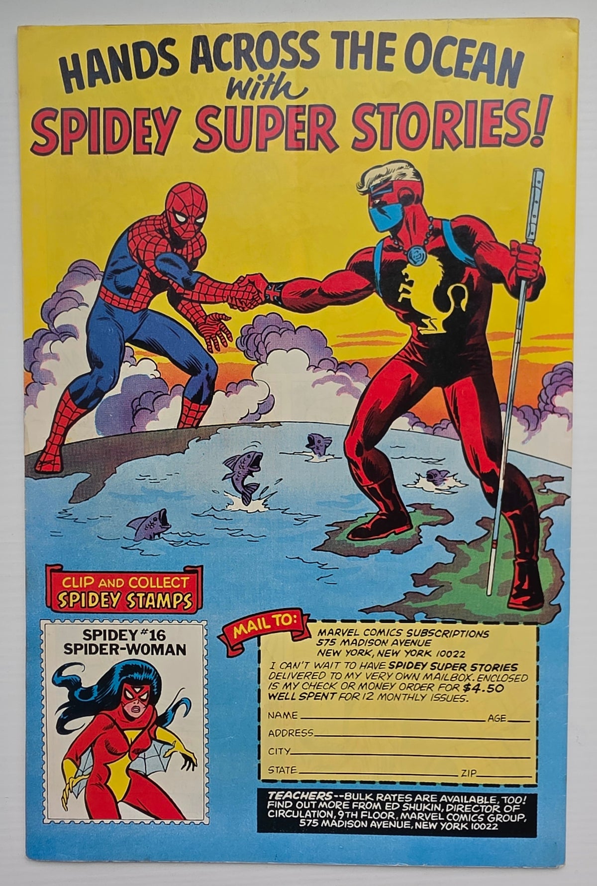 Spidey Super Stories #32 1978 Newsstand Amazing Spider-Man MARVEL COMICS