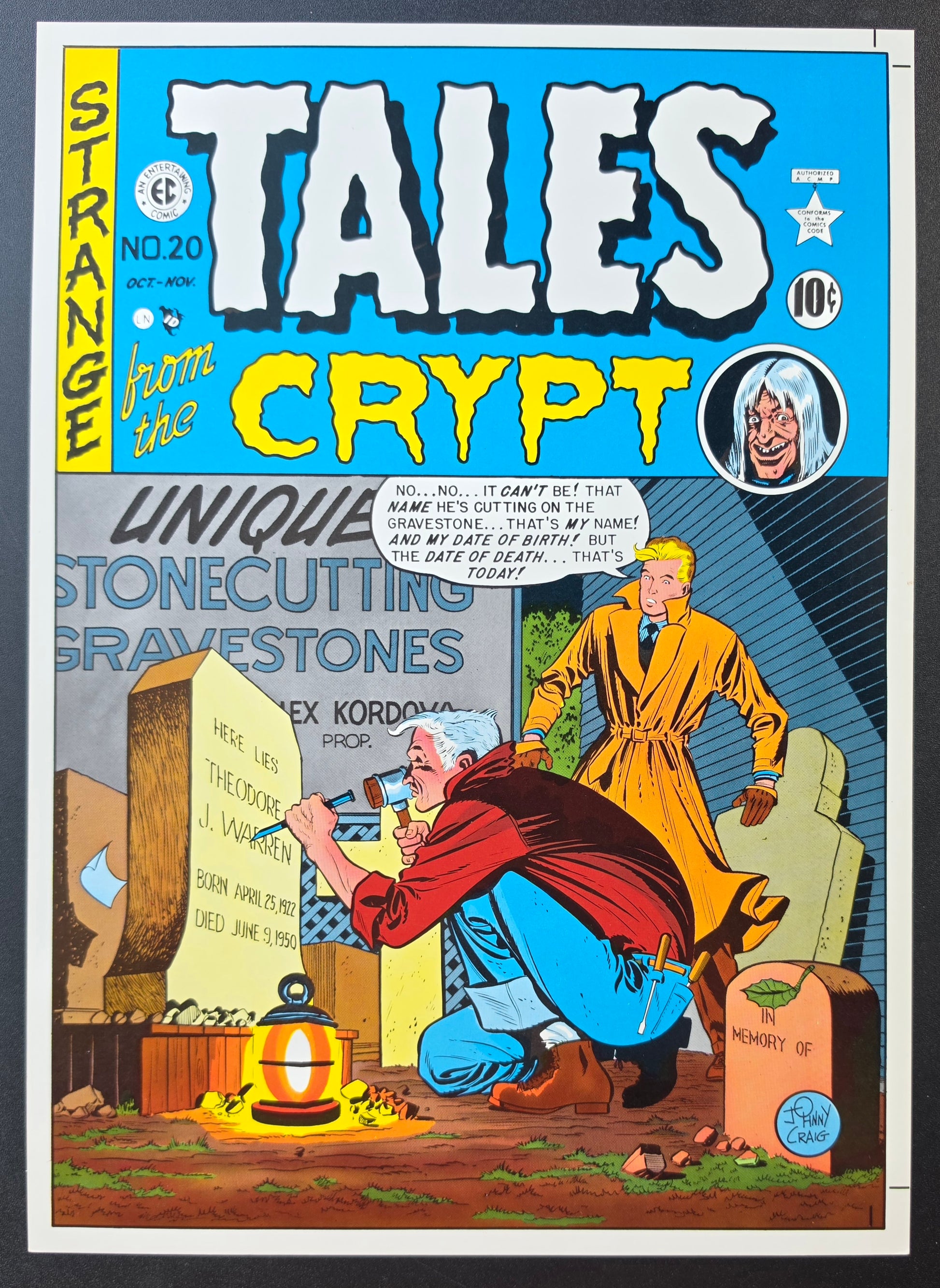 EC COMICS TALES FROM THE CRYPT #20 PRINT EC Comics EC Comics