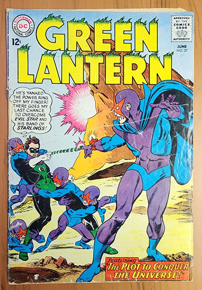 GREEN LANTERN #37 1965 (1st App Evil Star) Green Lantern DC COMICS