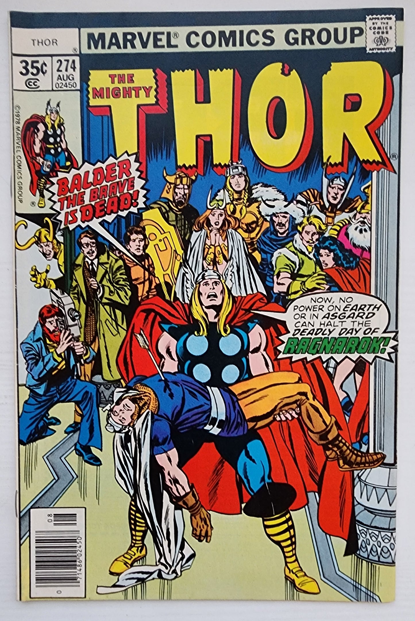 THOR #274 NEWSSTAND 1978 (1ST APP HERMOD) Thor MARVEL COMICS