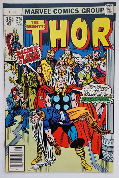 THOR #274 NEWSSTAND 1978 (1ST APP HERMOD) Thor MARVEL COMICS