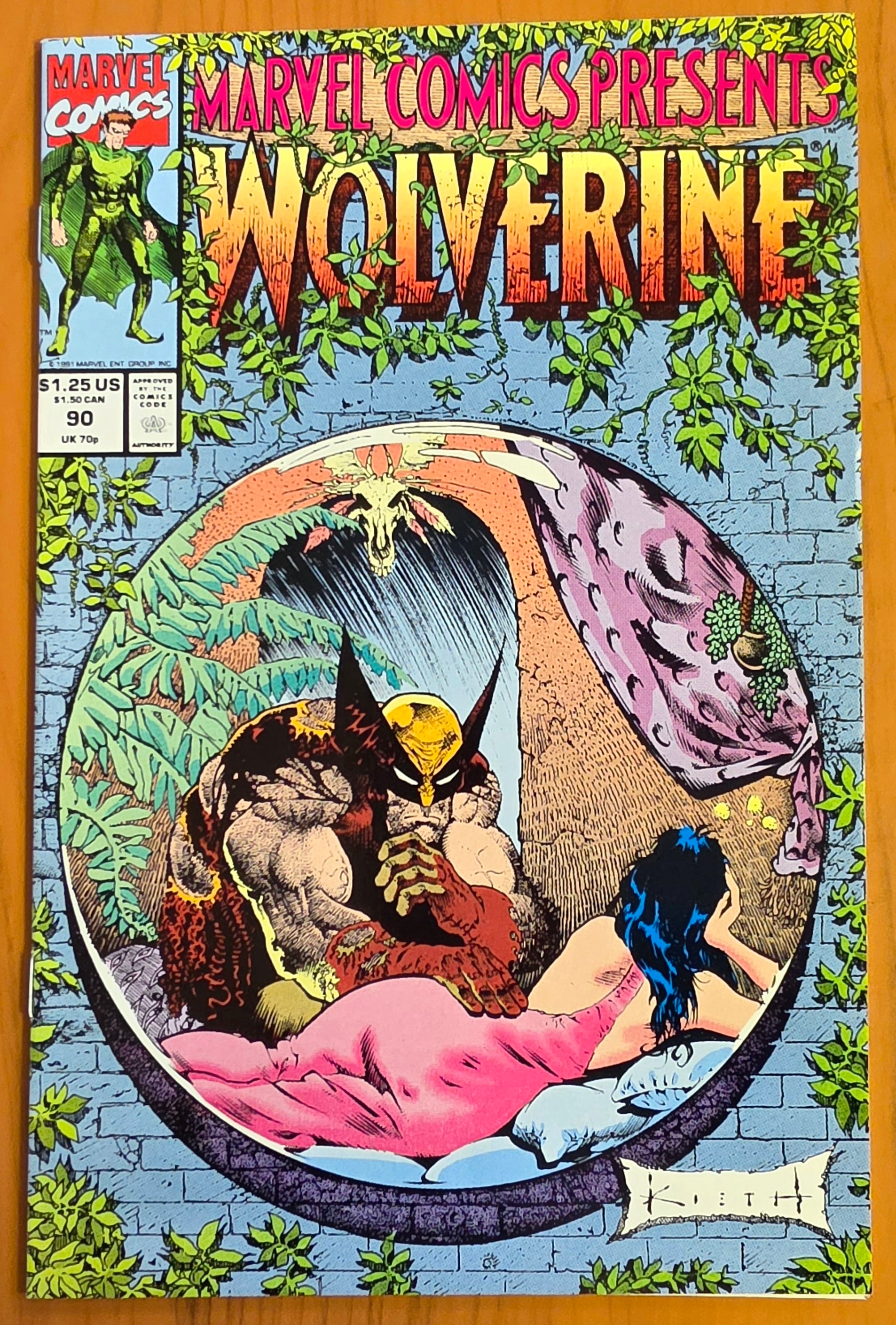 MARVEL COMICS PRESENTS #90 1991 SAM KIETH [J03] Marvel Comics Presents MARVEL COMICS