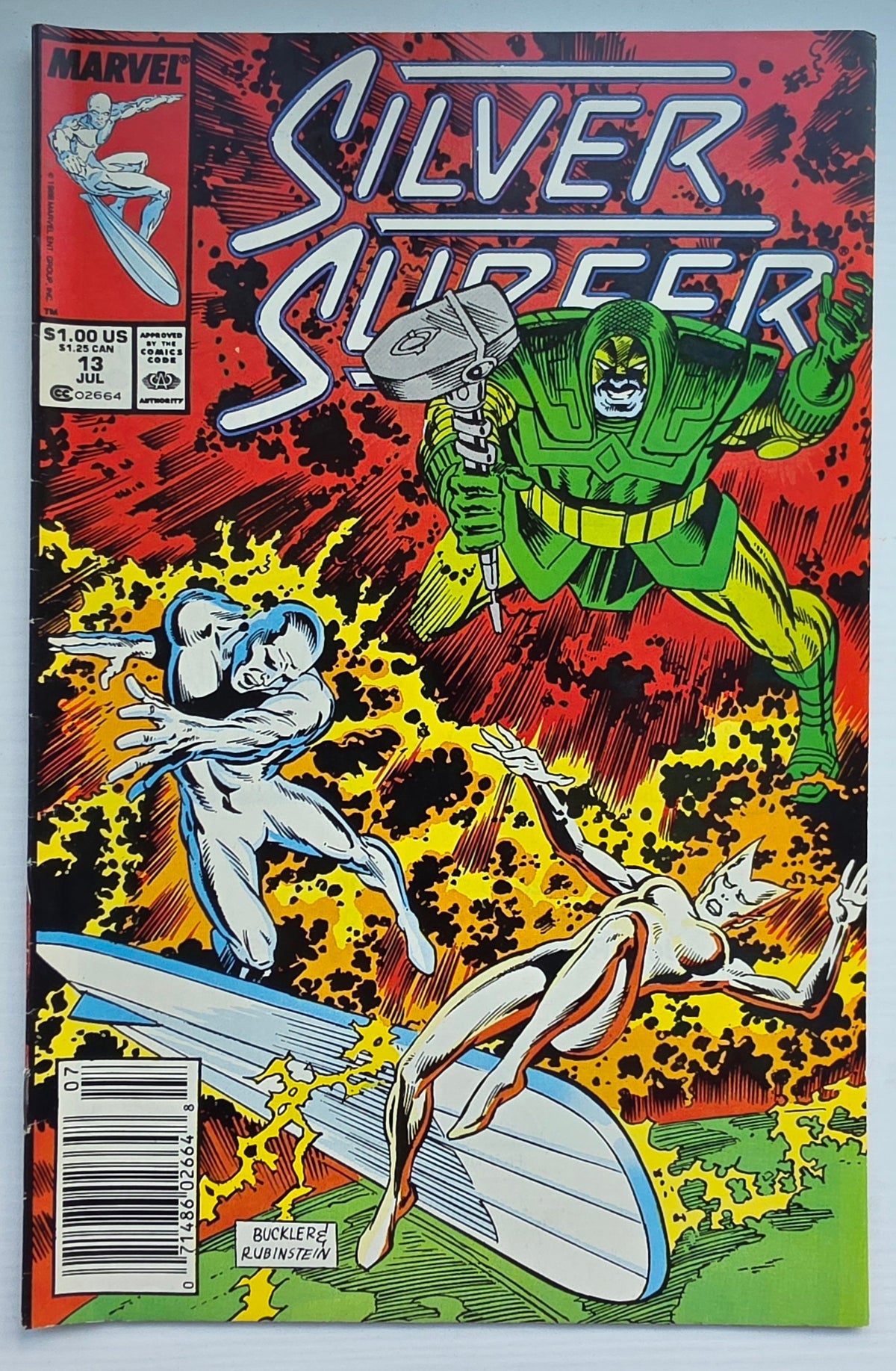 SILVER SURFER #13 1988 NEWSSTAND