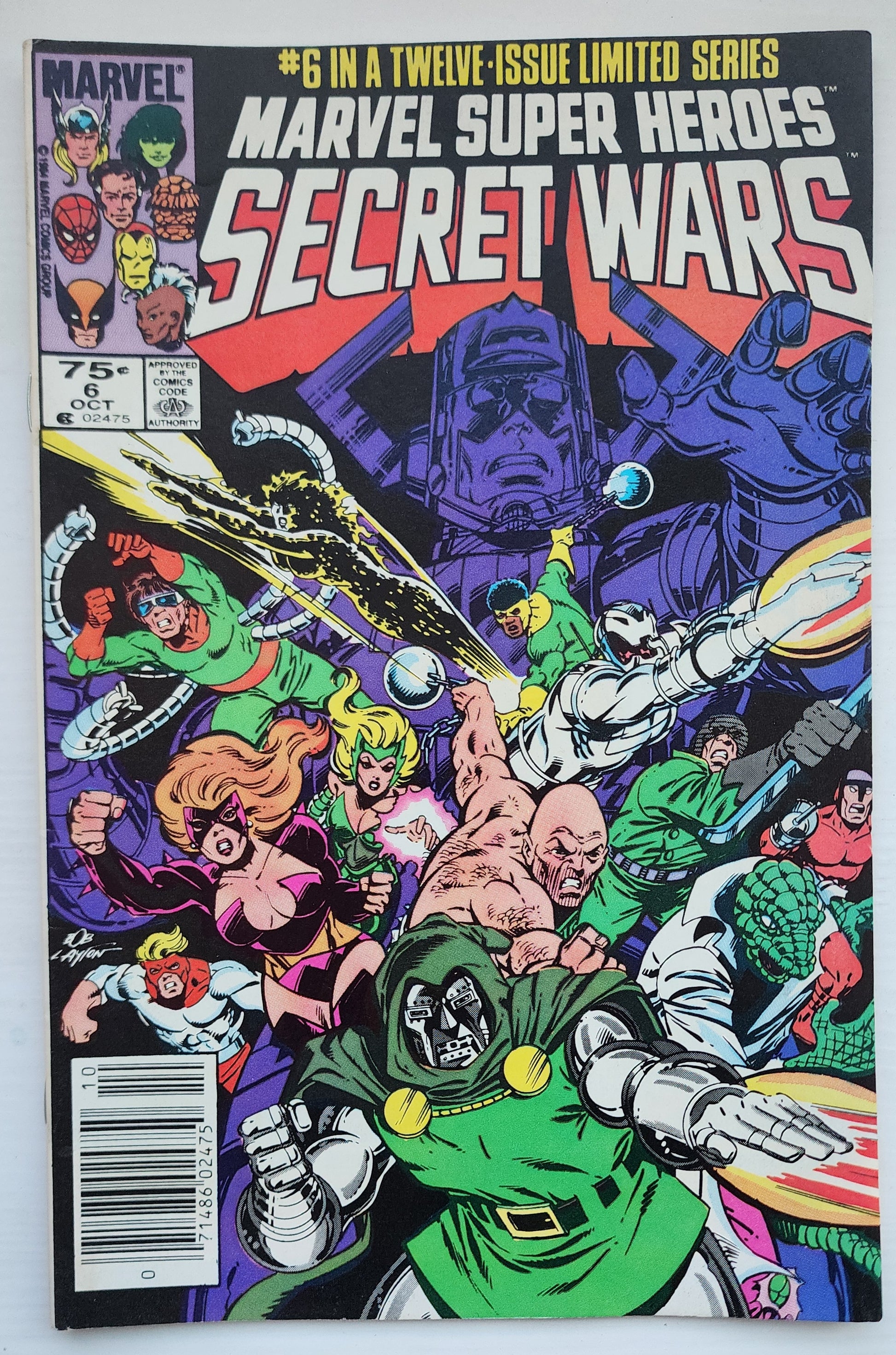 MARVEL SUPER HEROES SECRET WARS #6 NEWSSTAND 1984 [I01] Secret Wars MARVEL COMICS