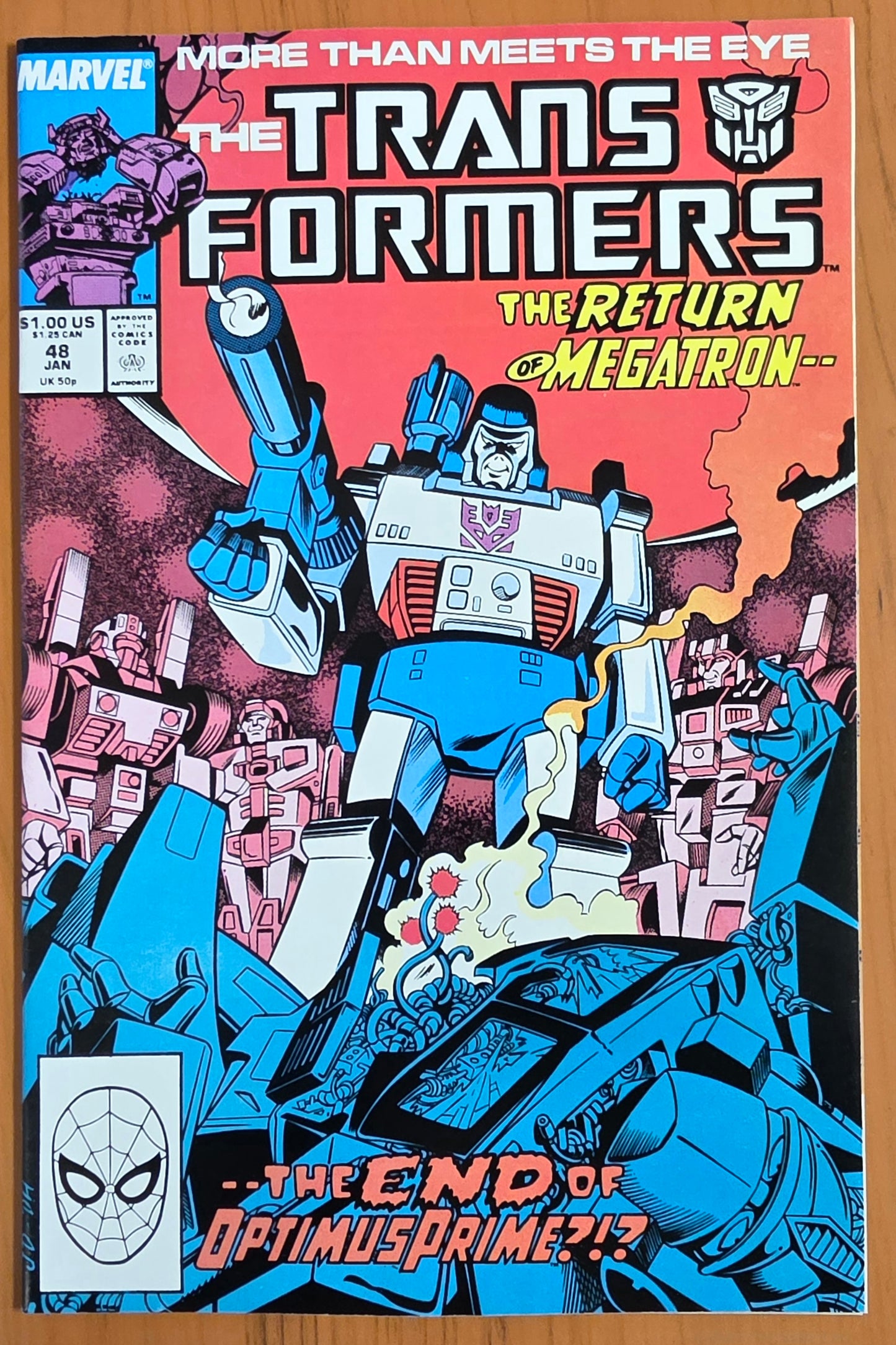 TRANSFORMERS #48 1989 Transformers MARVEL COMICS