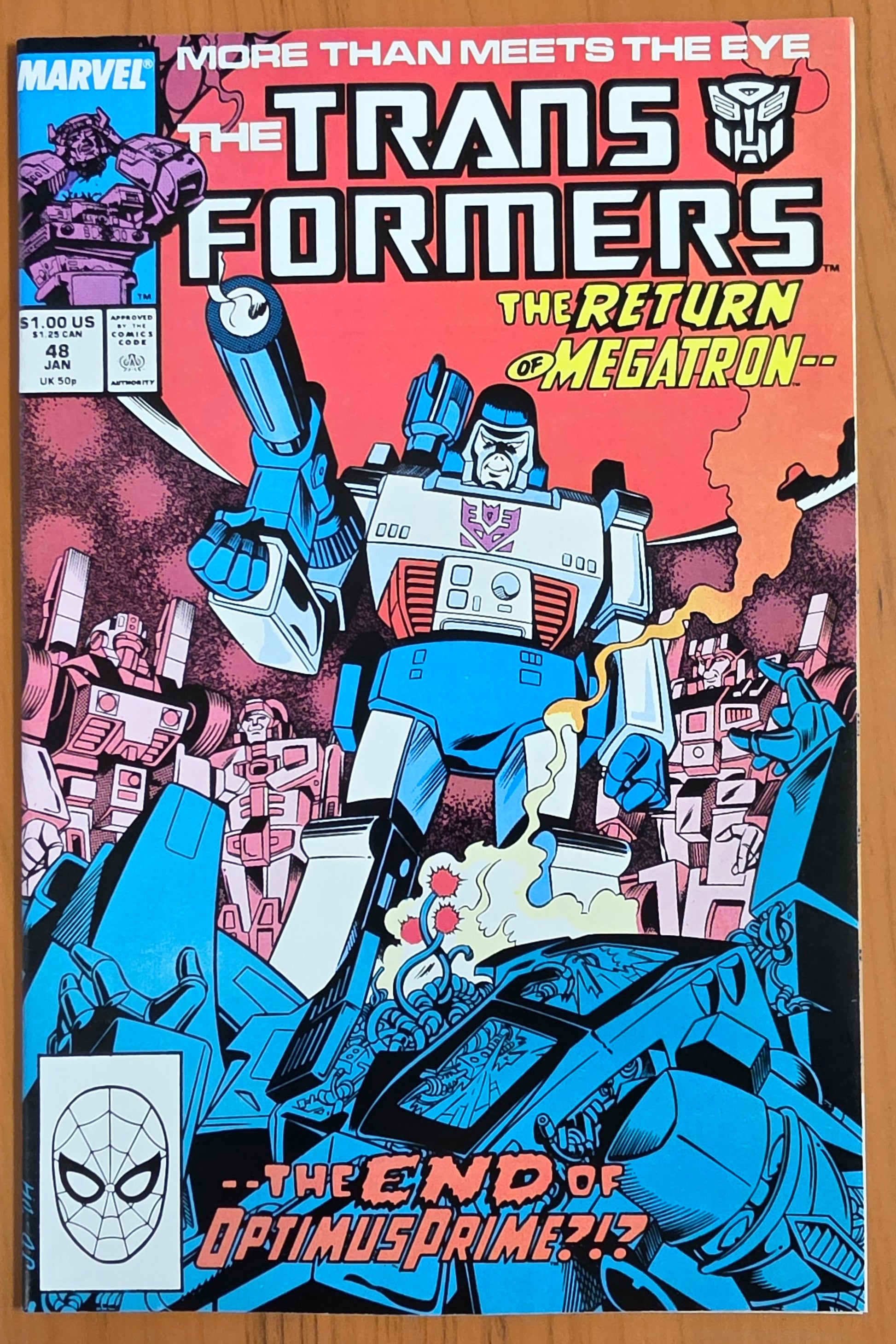 TRANSFORMERS #48 1989 Transformers MARVEL COMICS