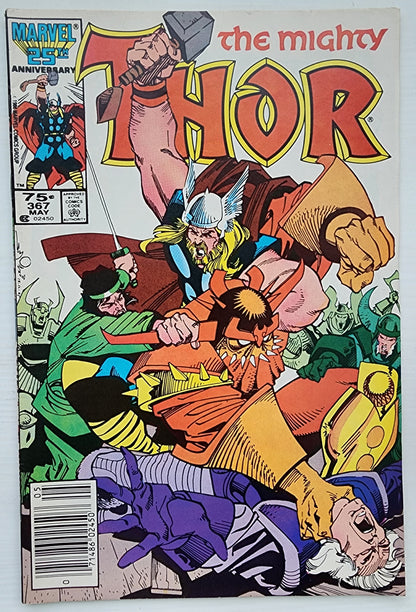 THOR #367 NEWSSTAND 1986 Thor MARVEL COMICS