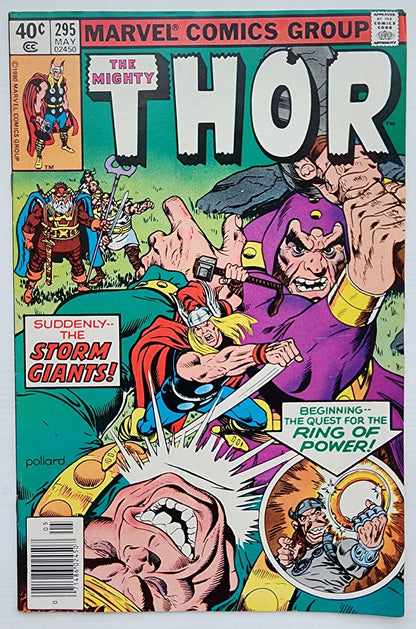 THOR #295 NEWSSTAND 1980 Thor MARVEL COMICS