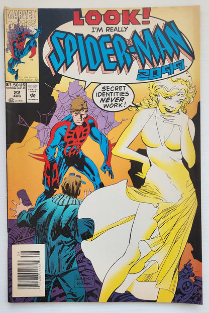 SPIDER-MAN 2099 #22 NEWSSTAND 1994 Spider-Man 2099 MARVEL COMICS