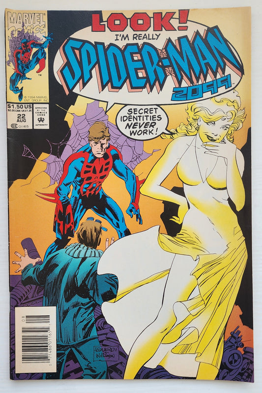 SPIDER-MAN 2099 #22 NEWSSTAND 1994 Spider-Man 2099 MARVEL COMICS