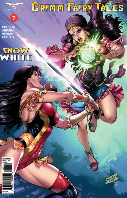 GRIMM FAIRY TALES #7 B VARIANT 2017 Grimm Fairy Tales ZENESCOPE ENTERTAINMENT INC