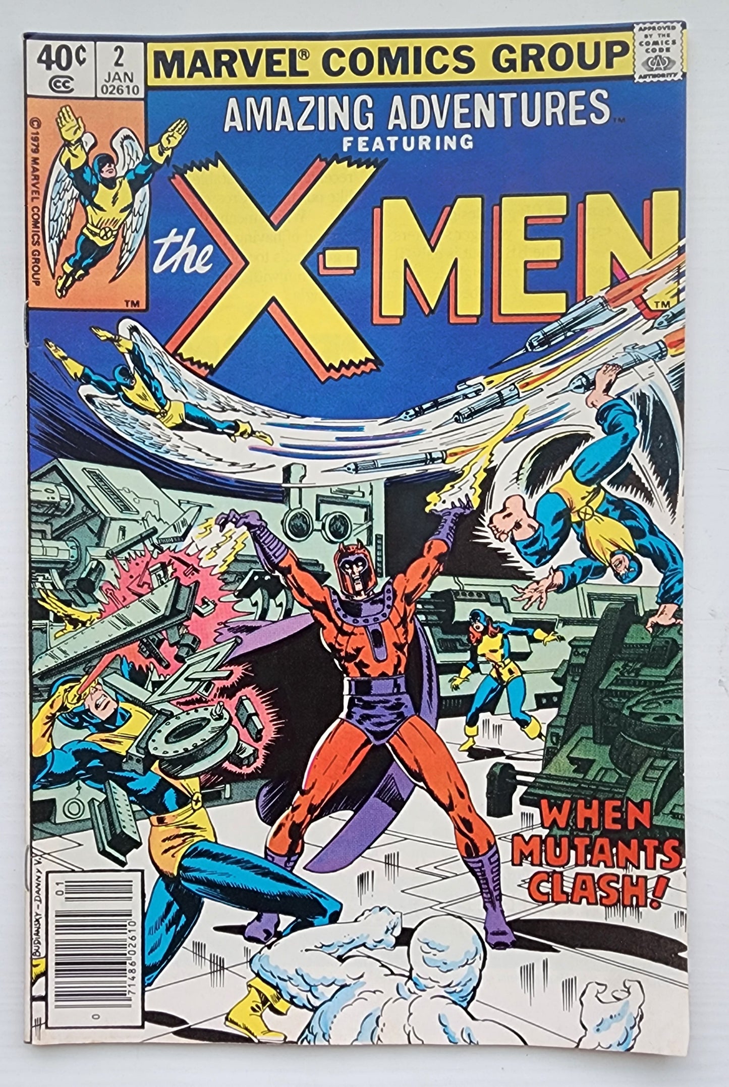 AMAZING ADVENTURES FEATURING X-MEN #2 NEWSSTAND 1980 Amazing Adventures MARVEL COMICS