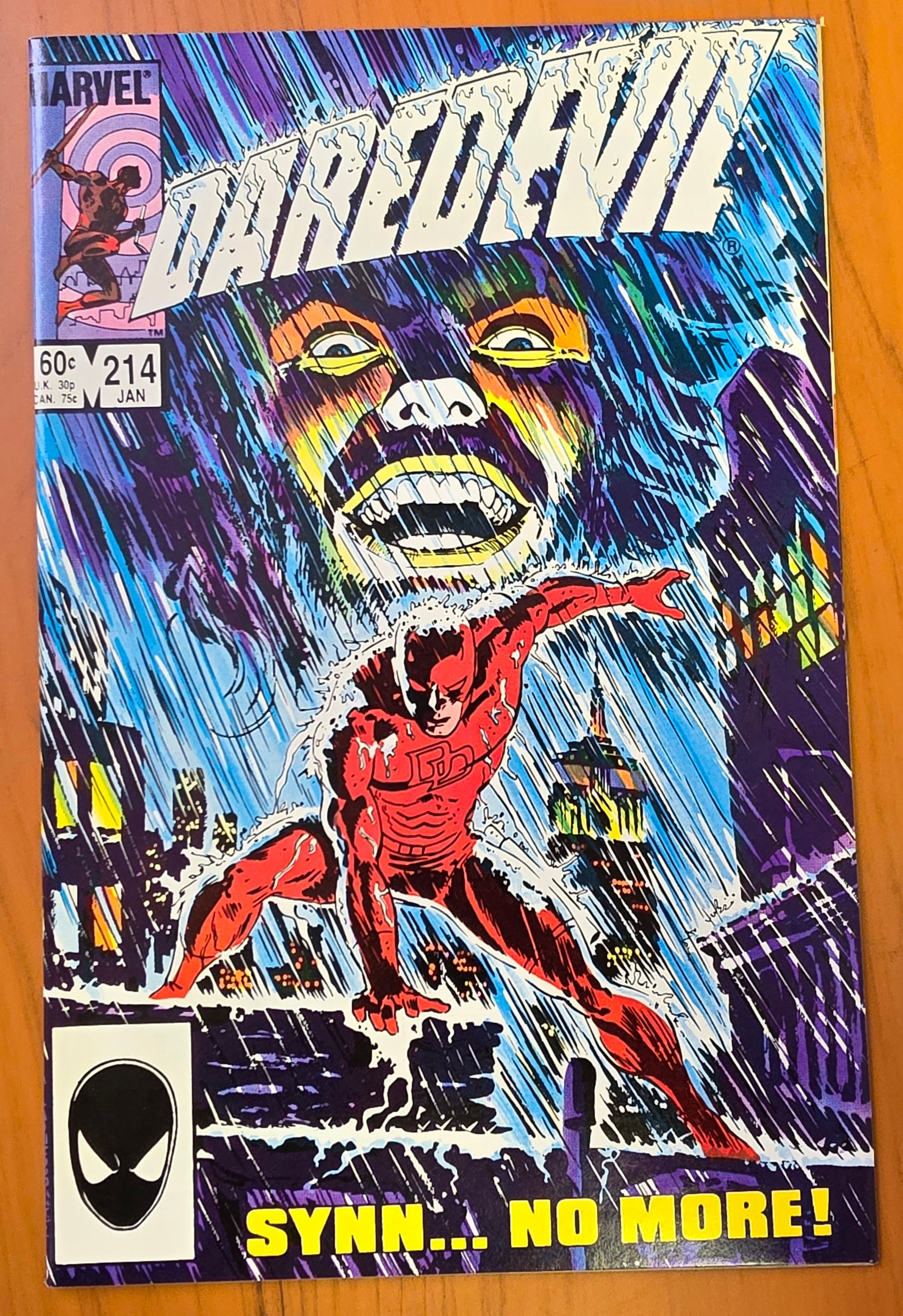 DAREDEVIL #214 1984 [J01] Daredevil MARVEL COMICS